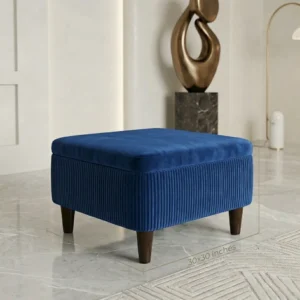 Fully Pleated Footstool